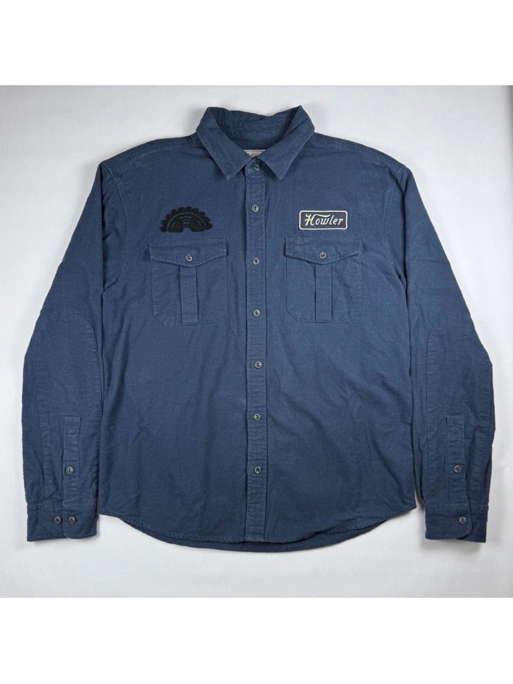 Howler Brothers heavy cotton Navy shacket Shirt Jacket Sz L